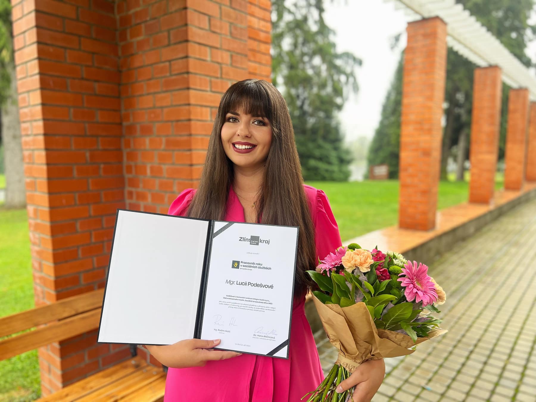 Mgr. Lucie Podešvová, Mimořádně ocenění rady Zlínské kraje, PR, Fundraising, UTB, Univerzita Tomáše Bati, Baťova vila, aktualita VKCI, Vzdělávací a komunitní centrum Integra Vsetín o.p.s.